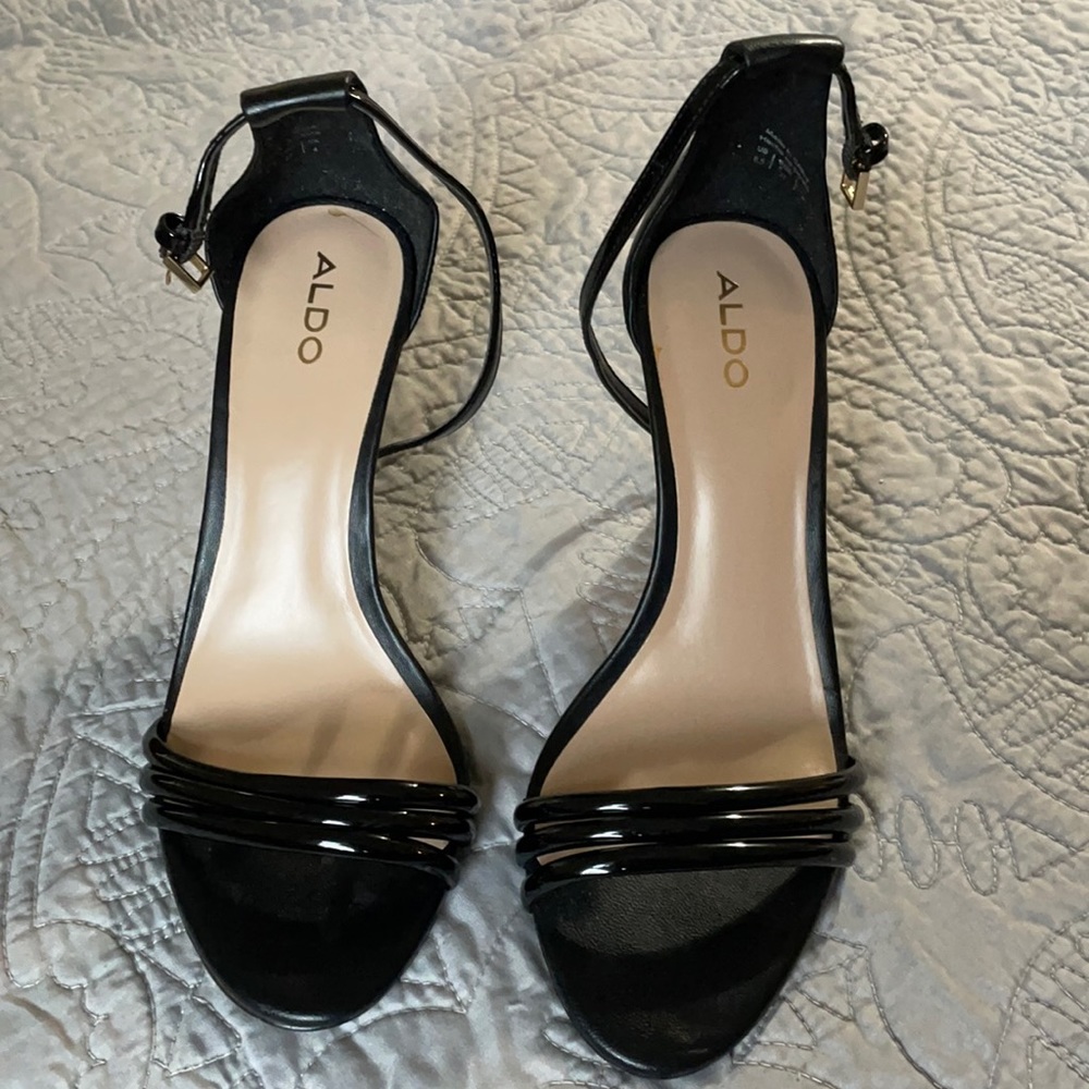 Women’s Aldo Sandal Heels - Fabbrico black